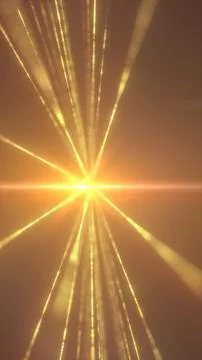 Radiant golden light rays bursting from a bright center, symbolizing hope, .. 库存插图