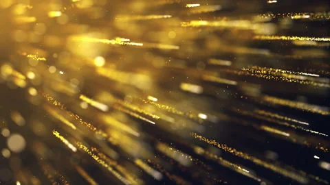Radiant Golden Light Streaks Creating Abstract Magic and Energy in Captivat.. 動画素材 341780484