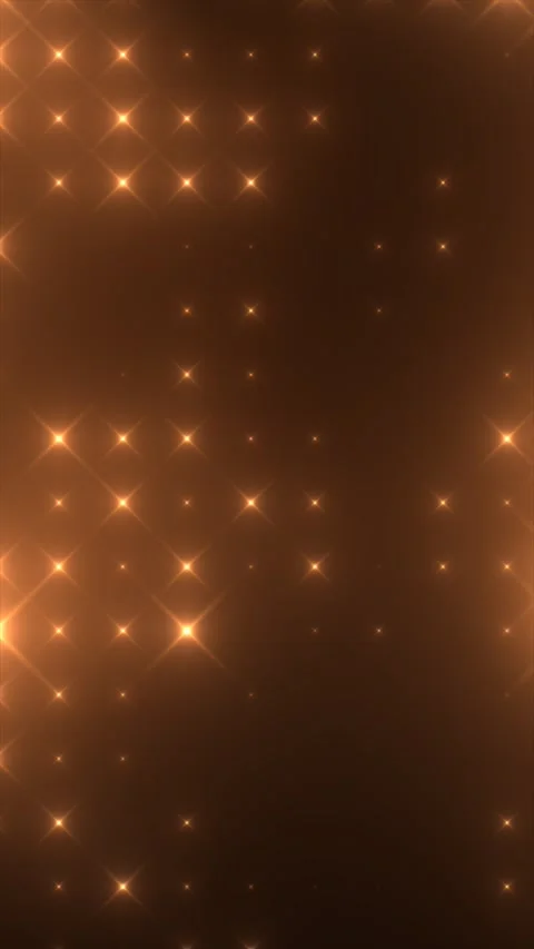 Radiant golden star pattern on a warm amber background, creating a festive .. Video stock 308121818