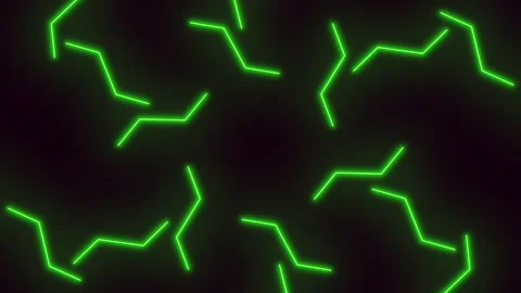 Radiant green circular pattern on black background Vídeos de archivo 311609889