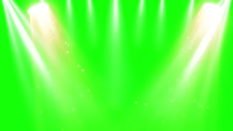 Radiant Green Light Rays Shining Through Dark Background with Glowing Particles Stock Footage 339128658