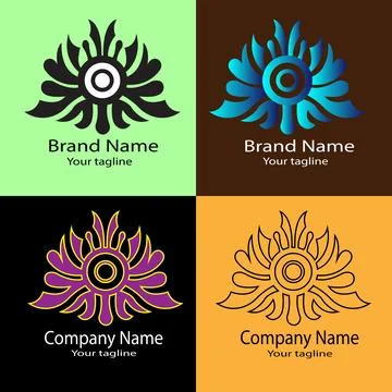 Radiant Harmony Emblem logo 스톡 일러스트
