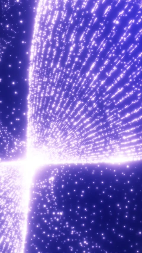 Radiant light beams explode into a vibrant cosmic display Stock Footage 311920385