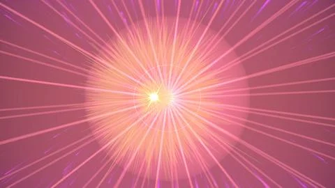 Radiant Light Flare Effect Stock Illustration