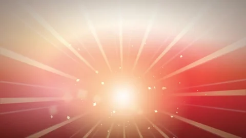 Radiant Light Rays Explosion Loop Stock-Footage 344391598