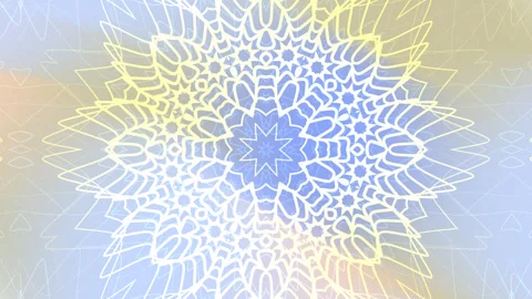 Radiant Mandala Glow, Stock Footage 301742888
