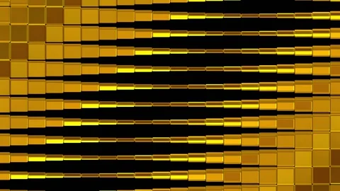 Radiant Metallic Grid Geometric Texture with Dynamic Shading Loop Animated Video stock 315050524