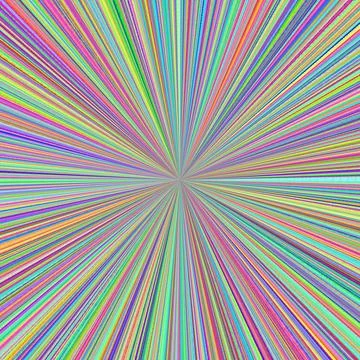 Radiant multicolored burst pattern abstract background Illustrazione stock