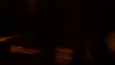 Radiant orange lens flare effect glowing from above in the Radium Collection Stock Footage 171027218