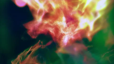 Radiant particles, beautiful 3D animation, looping Stock Footage 65029096
