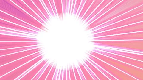 Radiant Pink Burst Background for Design Projects Stock Illustration