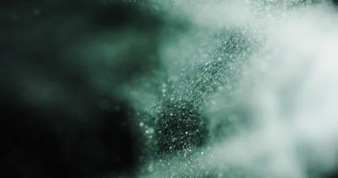 Radiant Projector Light With Gentle Dust Movement Stock Footage 275282283