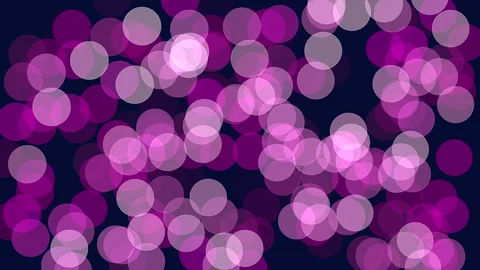 Radiant purple circles in circular array on black background 스톡 동영상 311591888