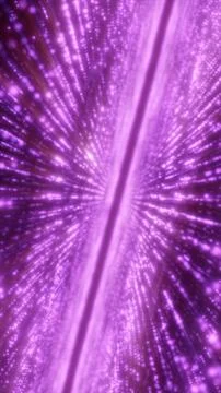 Radiant purple particle beams exploding outward, creating a vibrant energet.. 스톡 일러스트