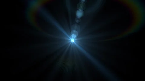 Radiant rays spread outward from bright Stock Footage 345448285