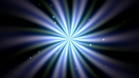 Radiant rotating light beams creating a mesmerizing abstract motion video an Stock Footage 339777382