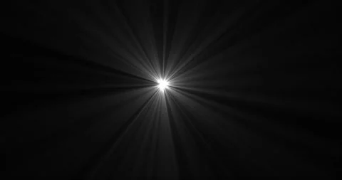 Radiant shimmering transparent light burst animation. On a black background for Stock-Footage 336452452
