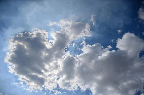 Radiant Sky with Dramatic Cloud Formations Stock Photos