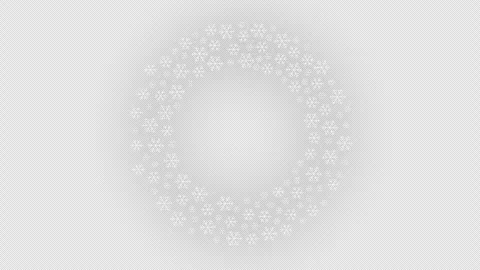 Radiant, snowflake like pattern forming a circular design evoking a sense o.. Stock Footage 309504538