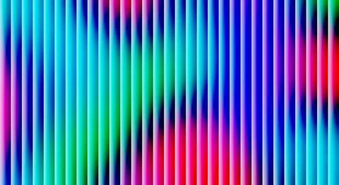 Radiant Spectrum Cascade: Glowing Vertical Lines of Vivid Gradient Color Stock Illustration