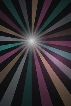 Radiant Starburst Effect Stockfoto's