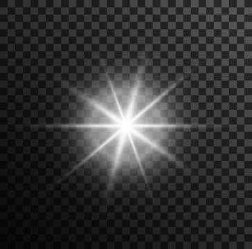 Radiant starburst with sharp beams Stock Illustration
