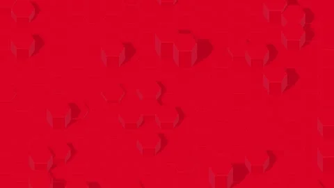 Radiant Vivid Hexagon Column Field Abstract Technology Stock Footage 341849593