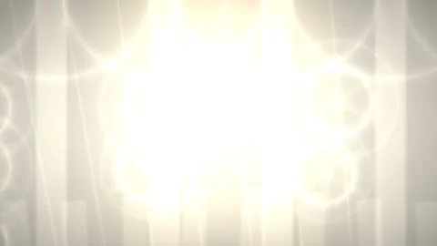 Radiant white light surrounds translucent circles and soft gray gradients 스톡 동영상 330922961