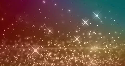 Radiating abstract gradient backdrop shining on canvas, with bokeh dots and Stock Photos
