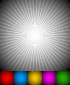Radiating, converging lines, rays background. Known as starburst, sunburst ba Stock Illustration