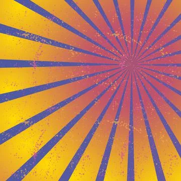 Radiating, converging lines, rays. Bright star burst, sunburst background Illustrazione stock