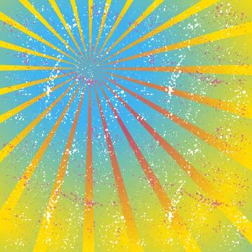 Radiating, converging lines, rays. Bright star burst, sunburst background 스톡 일러스트