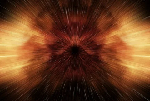 Radiating Cosmic Rays Stock Footage 838751