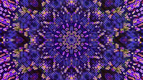 Radiating Cross Pattern Animation Geometric Radial Line Tunnel Purple Stock Footage 313457258