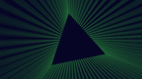 Radiating green and black triangle pattern 스톡 동영상 317254854