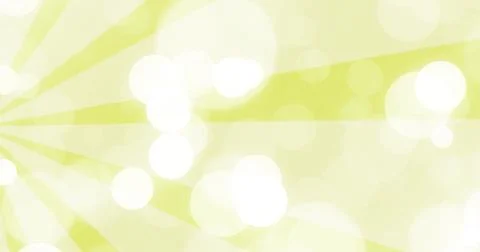 Radiating lime sunburst rays sweeping over digital wallpaper, showing soft bokeh 스톡 일러스트