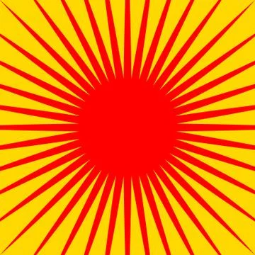 Radiating lines starburst pattern. Radial rays, beams. Stock Illustration