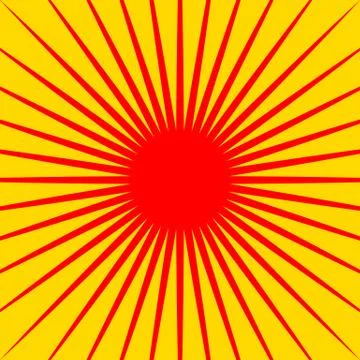 Radiating lines starburst pattern. Radial rays, beams. Stock Illustration