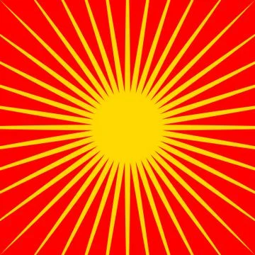 Radiating lines starburst pattern. Radial rays, beams. Stock Illustration
