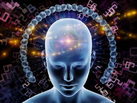 Radiating Mind Stock Illustration