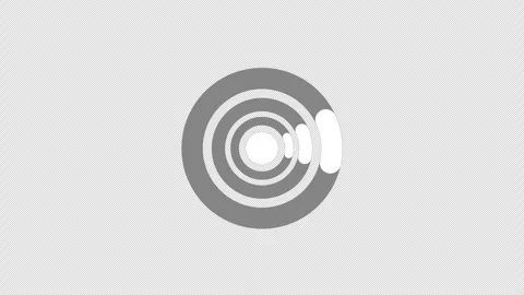 Radiating Signal Bars on Transparent Background Looped Graphic Stock Footage 317737119