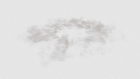 Radiating smoke Vídeo Stock 275824453