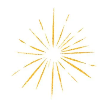 Radiating solar emblem with luminous flare patterns. Circular energy motif Illustrazione stock