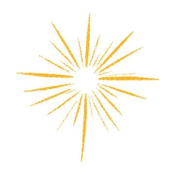 Radiating solar emblem with luminous flare patterns. Circular energy motif Illustrazione stock