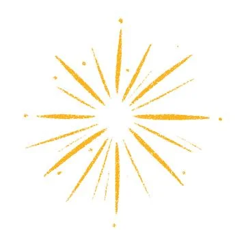 Radiating solar emblem with luminous flare patterns. Circular energy motif Illustrazione stock