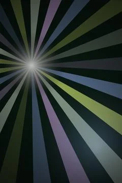 Radiating Starburst Effect Stock Illustration