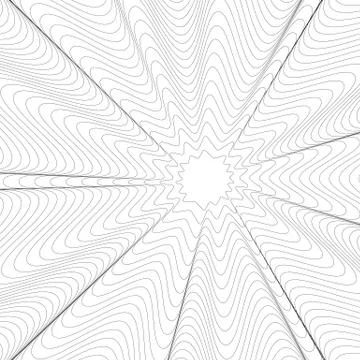 Radiating wavy, distorted lines. Concentric pattern, background 스톡 일러스트