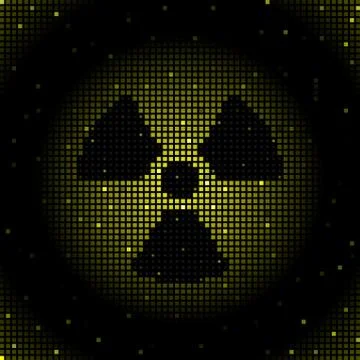 Radiation background Stock Illustration
