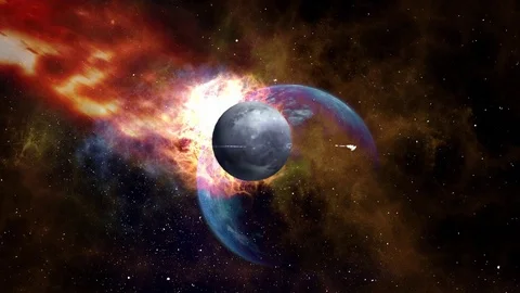 Radiation chain reaction Stock Footage 86234267