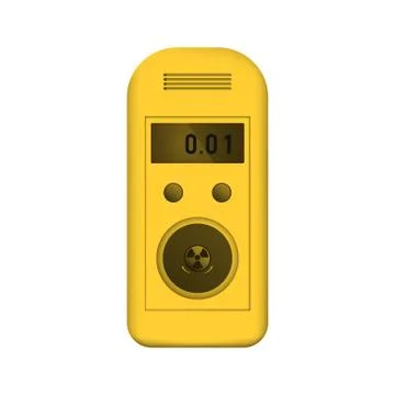 Radiation dosimeter. Stock Illustration